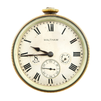 Lot 49: Waltham Clock