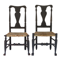 Lot 70: 18th c. Queen Anne Side Chairs