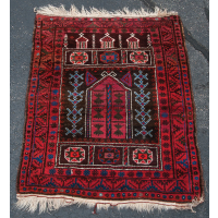 Lot 76A: Two Persian Prayer Rugs