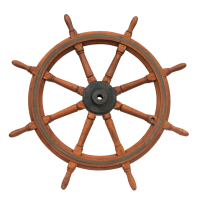 Lot 80: Early 19th c. Ship's Wheel