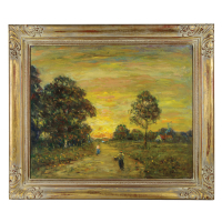 Lot 115: Landscape Oil by J.H. Condon