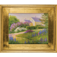 Lot 117: Two Contemporary Paintings - Mohegan Island