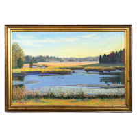 Lot 119: Contemporary Oil by Samuel Vokey