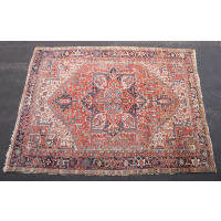Lot 124: Roomsize Persian Heriz Rug