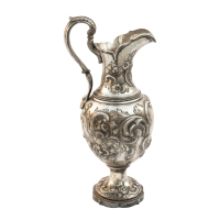 Lot 127: Exceptional Sterling Silver Ewer