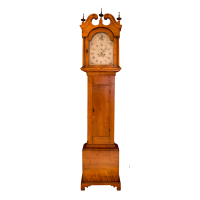 Lot 130: 18th c. American Tall Case Clock