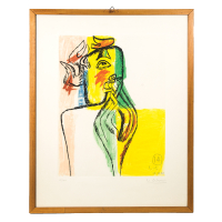 Lot 137B: Colored Lithograph, Le Corbusier