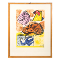 Lot 137D: Colored Lithograph, Le Corbusier