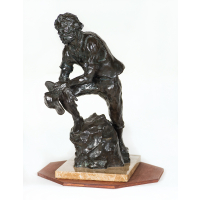 Lot 141A: Contemporary Bronze Statue