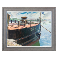 Lot 146A: Painting of Scituate Harbor by MacIvor Reddie