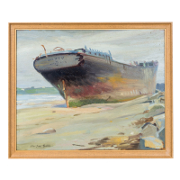 Lot 146B: Painting by MacIvor Reddie