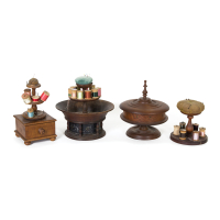 Lot 186A: Collection of Four 19th c. Spool Holders