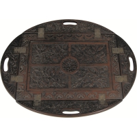 Lot 192: Exceptional Early 19th c. Serving Tray