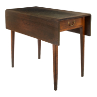 Lot 195: Early 19th c. Pembroke Drop Leaf Table