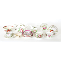 Lot 204A: Collection of 19th c. Ceramics