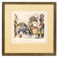 Lot 222: Parisian Street Scenes