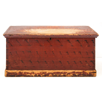 Lot 223: Two 19th c. Storage Chests