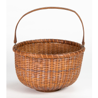 Lot 227: Early 20th c. Nantucket Basket