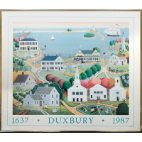 Lot 235: Three Framed, Glazed and Colored Prints