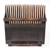 Lot 239: Antique New England Cranberry Scoop