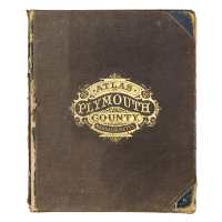 Lot 241: 19th c. Bound Atlas; Maps of Towns