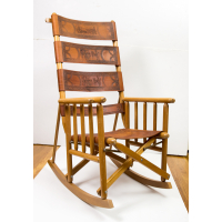 Lot 243: Contemporary Folding Rocking Chair