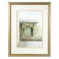 Lot 89: Watercolor by Peter Scalise