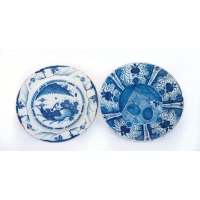 Lot 99: Early 18th c. European Plates