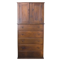 Lot 140: Cupboard Over Drawers