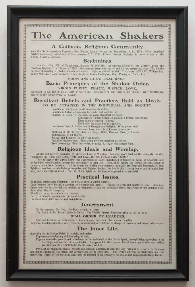 Lot 22: Shaker Broadsides
