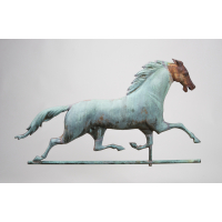 folk, art, weathervane, horse