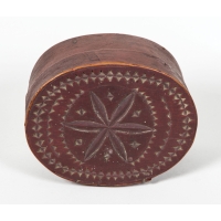 oval, carved, ditty, box