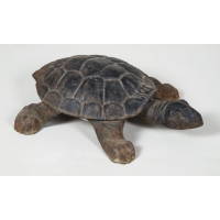 turtle, spittoon, cast, metal