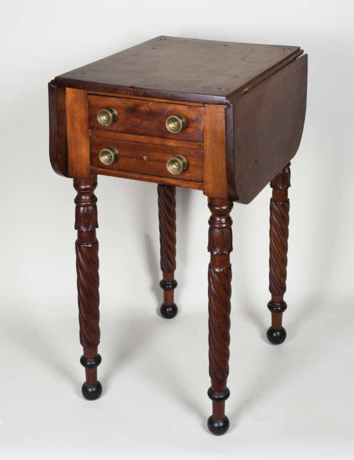 drop, leaf, sewing, stand, cherry