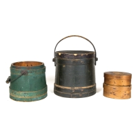 pails, oval, boxes, hingham, pine