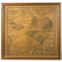 plan, boston, map, 1846
