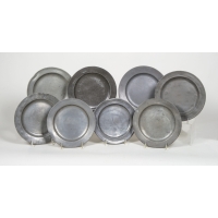 pewter, plates