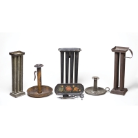 candle, molds, chambersticks