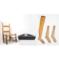 two slat, chair, tool holder, sock stretcher