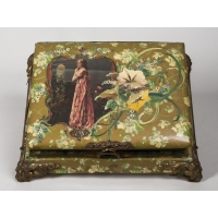 victorian, photo album, music box