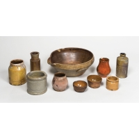 stoneware, redware, jars