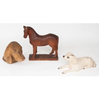 wood, carved, animals