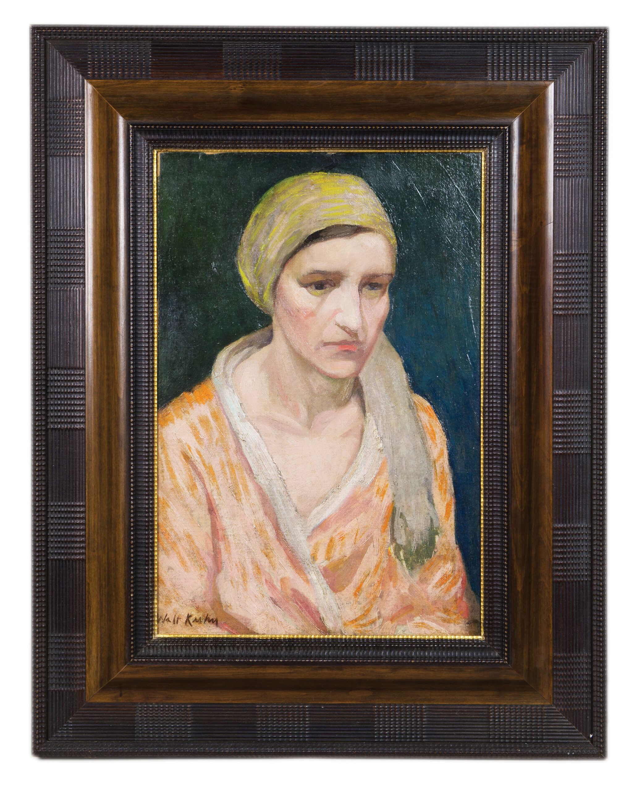 walt, kuhn, oil, painting, portrait