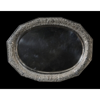 sterling, silver, oval, tray