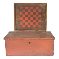 checkerboard, lift, lid, box, pine
