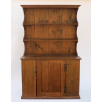 pine, stepback, cupboard