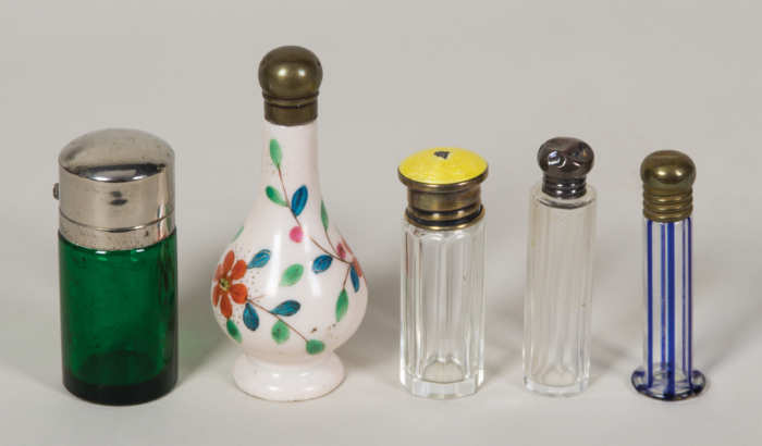 perfume, bottles, glass