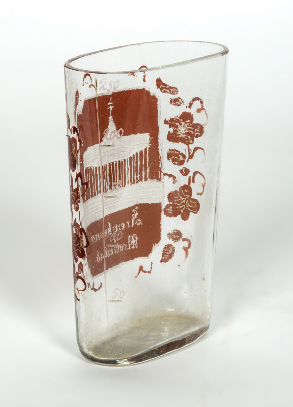 Lot 108: Three Pieces of 19th C. Bohemian Glass - Image 2