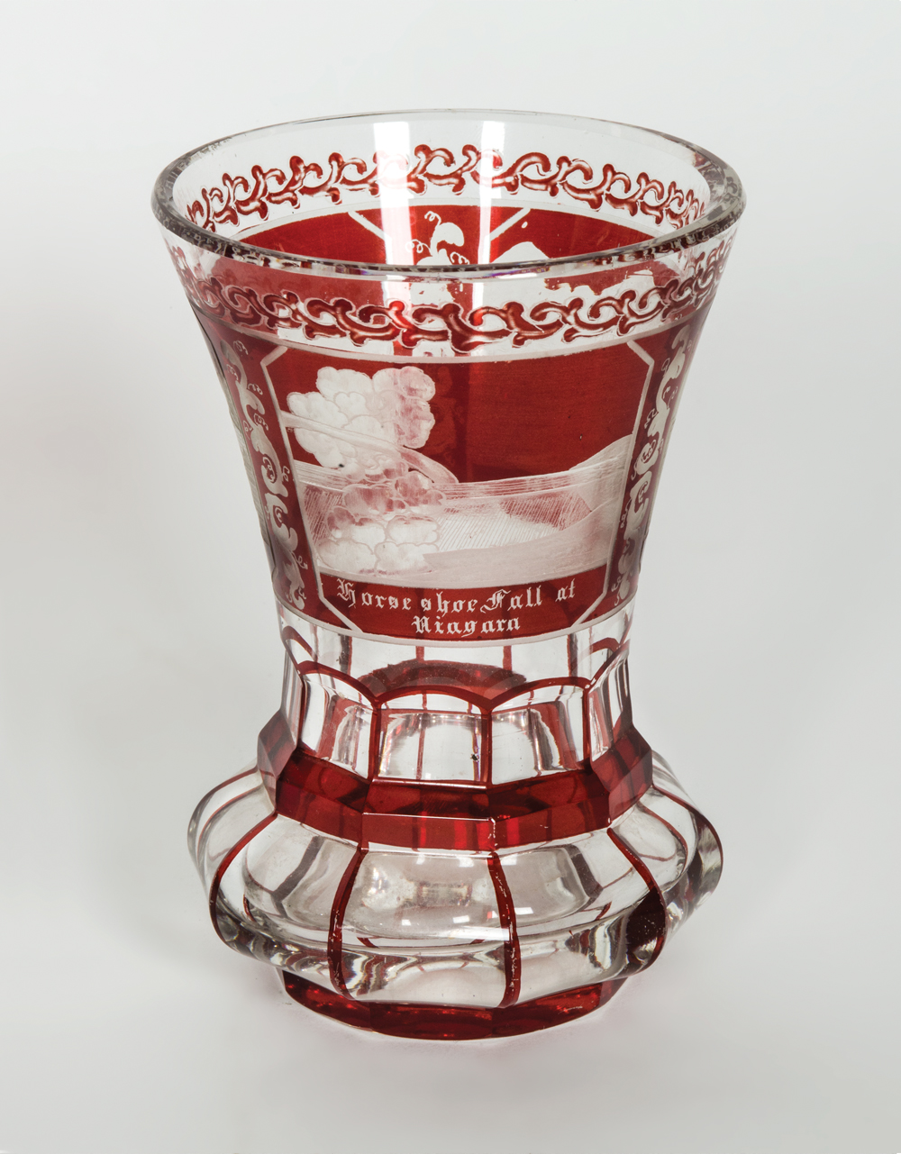 Lot 108: Three Pieces of 19th C. Bohemian Glass - Image 3