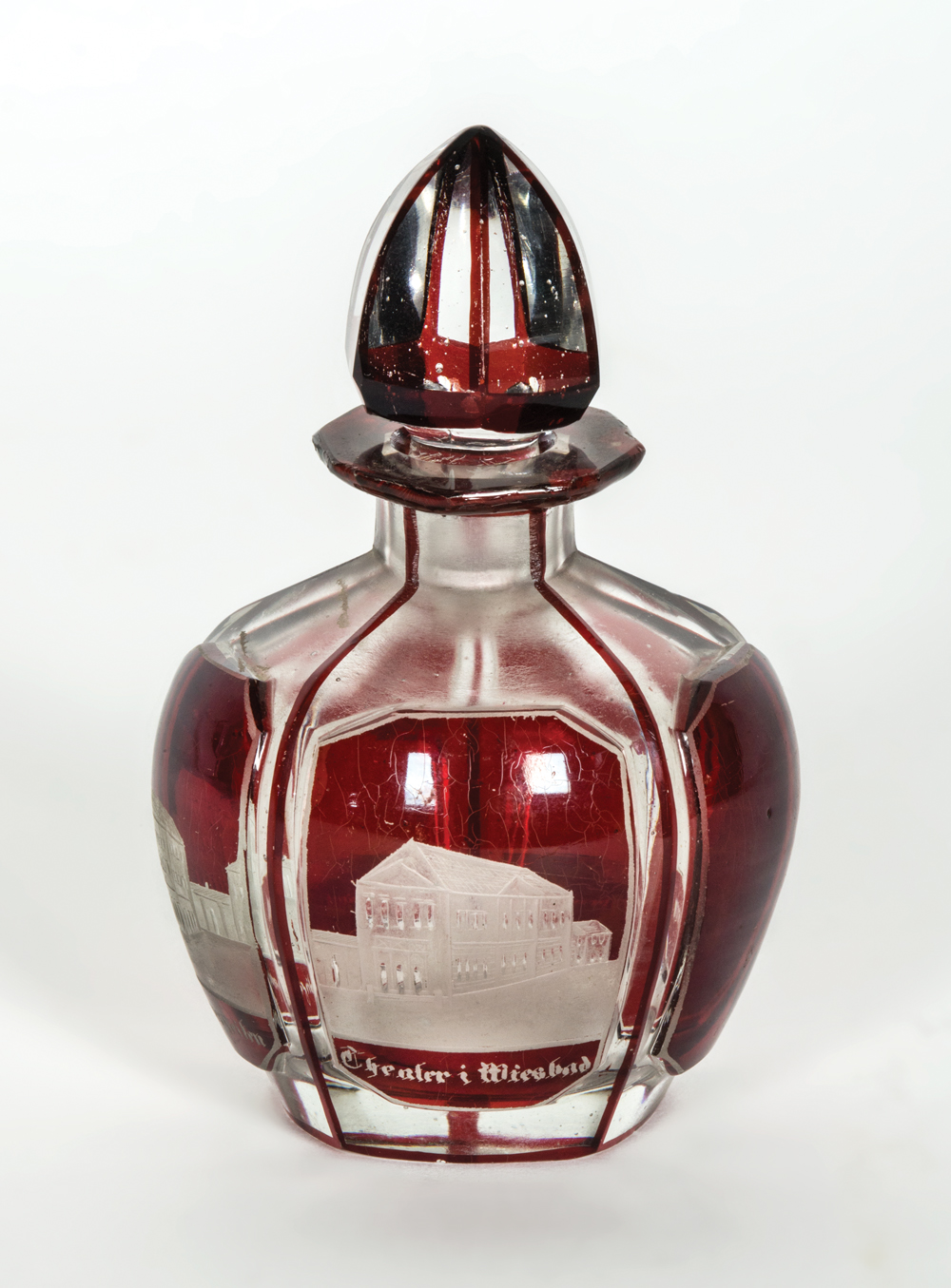 Lot 108: Three Pieces of 19th C. Bohemian Glass - Image 6